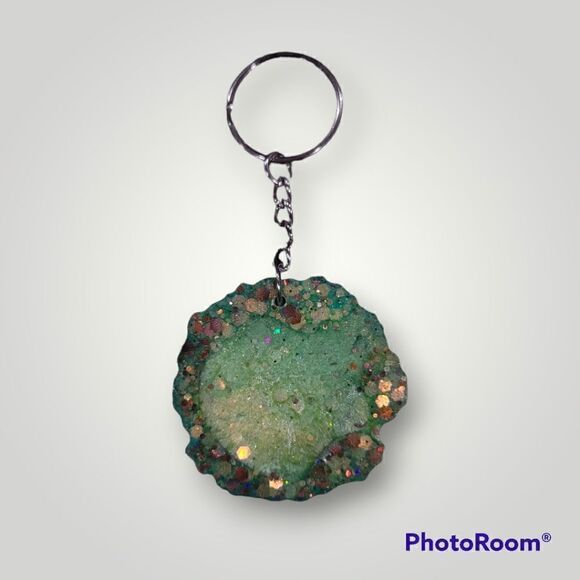 Ashnikko Green Glitter Keychain (Z157) - Picture 6 of 9
